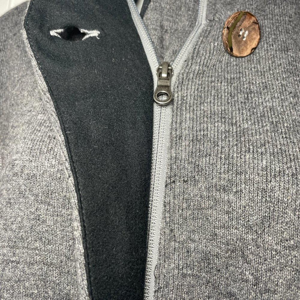 prAna - Grey Breathe Kari Zip Front Hooded Jacket Coat - Picture 6 of 13
